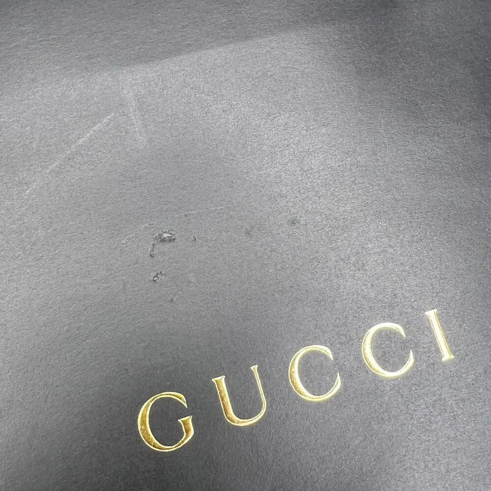 *EMPTY* Gucci Women's Black and Gold shopper Bag